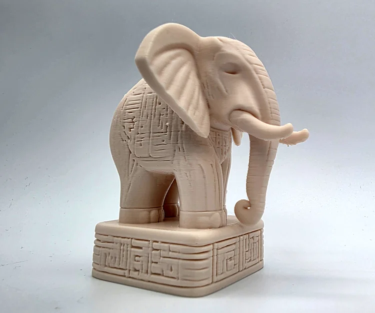 Voi Chạm Khắc Ngà (Ivory Carved Elephant) - Image 4