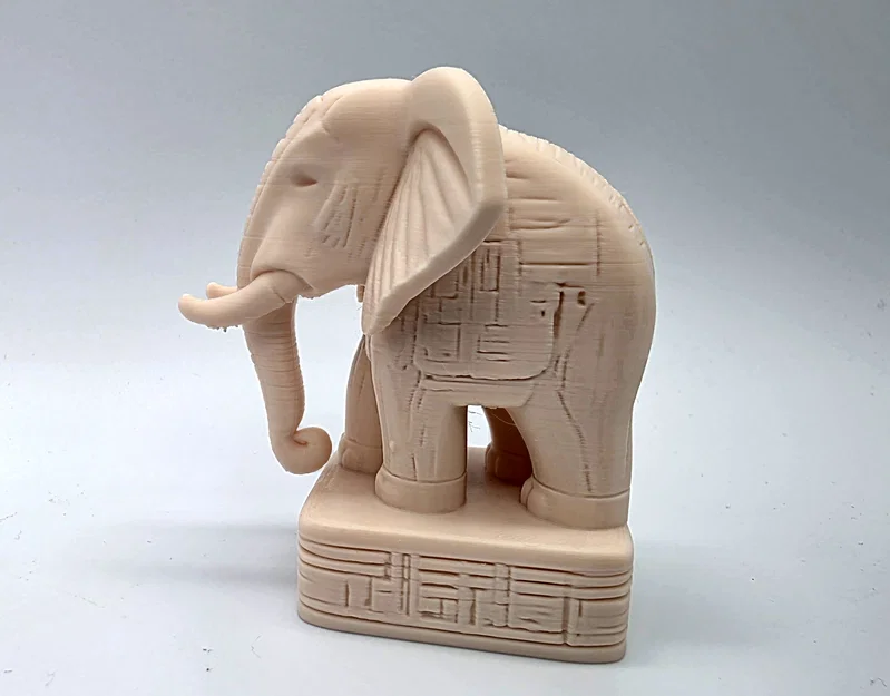 Voi Chạm Khắc Ngà (Ivory Carved Elephant) - Image 5