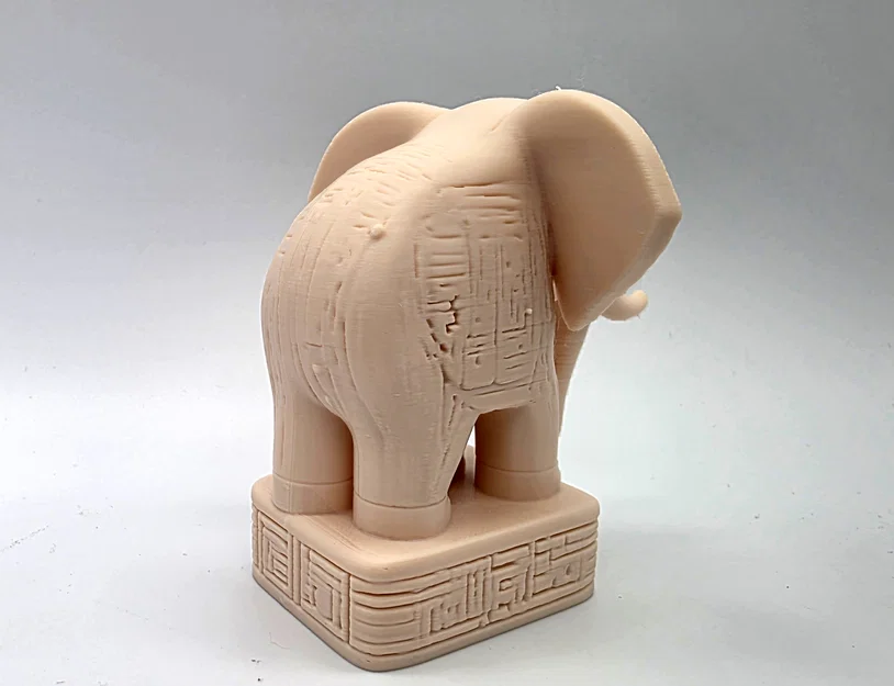 Voi Chạm Khắc Ngà (Ivory Carved Elephant) - Image 7