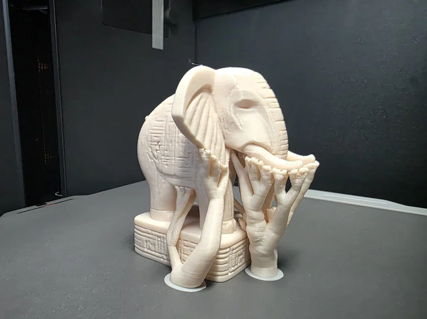 Voi Chạm Khắc Ngà (Ivory Carved Elephant) - Image 8