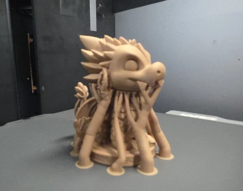 Mô hình rồng con dễ thương trên bệ đỡ 3D (Cute Dragon on Pedestal) - Image 7