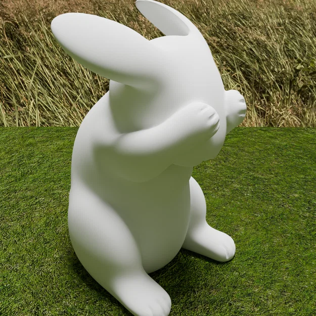 Mô hình chú thỏ Phục Sinh (Easter Bunny) dễ thương để bàn - Image 4