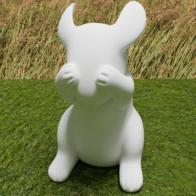 Mô hình chú thỏ Phục Sinh (Easter Bunny) dễ thương để bàn - Image 5