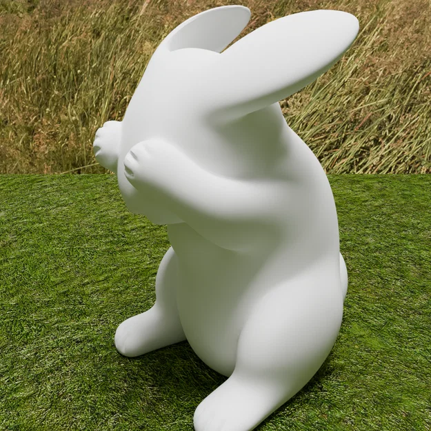 Mô hình chú thỏ Phục Sinh (Easter Bunny) dễ thương để bàn - Image 6