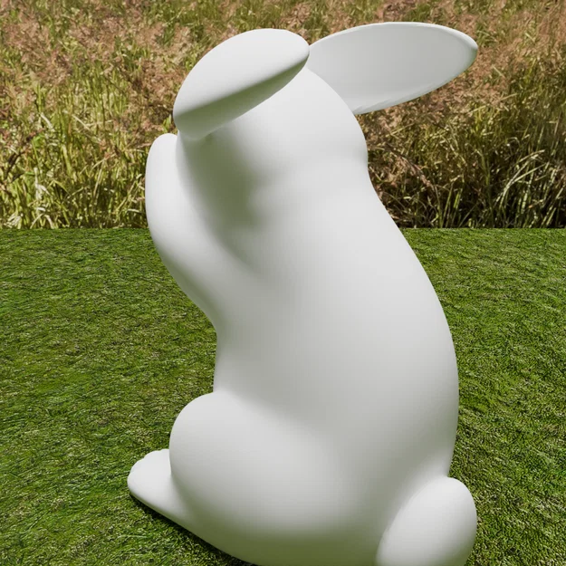 Mô hình chú thỏ Phục Sinh (Easter Bunny) dễ thương để bàn - Image 8