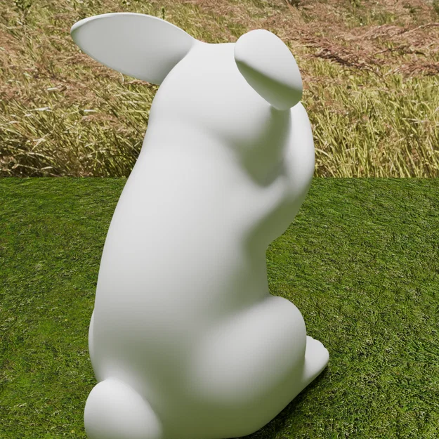 Mô hình chú thỏ Phục Sinh (Easter Bunny) dễ thương để bàn - Image 9