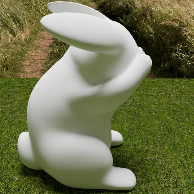 Mô hình chú thỏ Phục Sinh (Easter Bunny) dễ thương để bàn - Image 10
