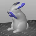 Mô hình chú thỏ Phục Sinh (Easter Bunny) dễ thương để bàn - Thumbnail 11
