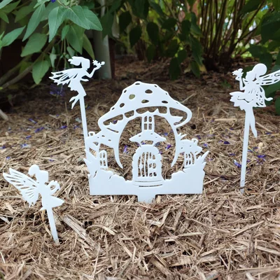 Bộ mô hình trang trí sân vườn Fairy Garden Art set (4 chi tiết)