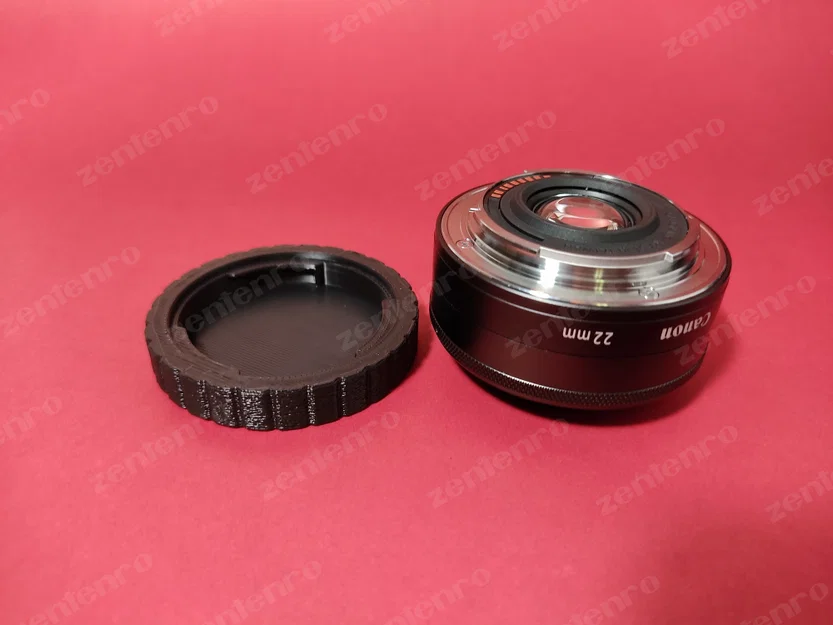 Nắp đậy đuôi ống kính Canon EOS-M EF-M (Rear Lens Cap) - Image 3