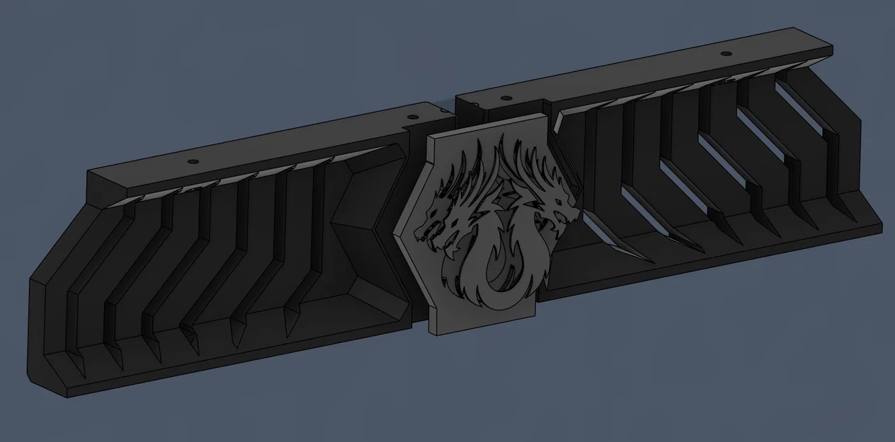 Duender Base Case - front skirt split (tách đường cắt, giấu bằng emblem) - Image 1