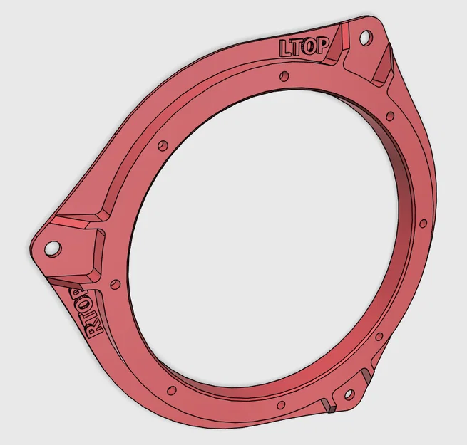 Adapter ngàm gắn loa Toyota 6.5" (speaker mount adapter) - Image 1