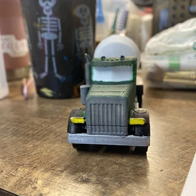 Xe bồn trộn bê tông tỉ lệ 1:64
