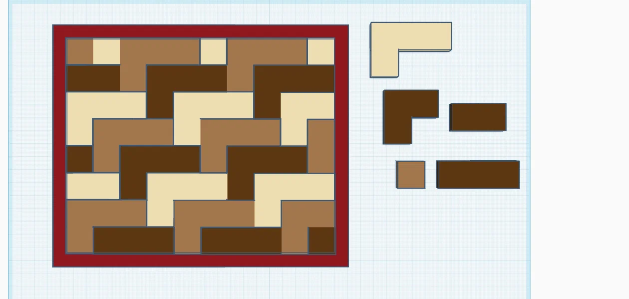 Parquetry Puzzle – Puzzle Parquetry Nhiều Mảnh Họa Tiết Hình Học - Image 1