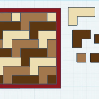 Parquetry Puzzle – Puzzle Parquetry Nhiều Mảnh Họa Tiết Hình Học