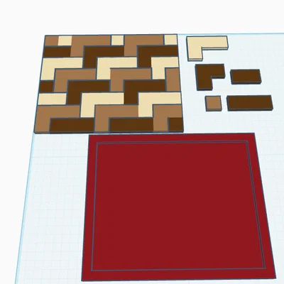 Parquetry Puzzle – Puzzle Parquetry Nhiều Mảnh Họa Tiết Hình Học