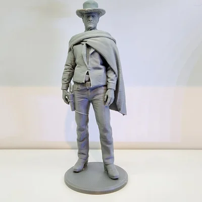 Mô hình 3D Clint Eastwood kèm bối cảnh miền Tây cực chất 6