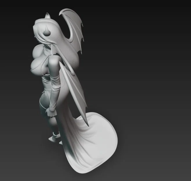 Mô hình 3D Nữ Ma Cà Rồng Biến Hình Thành Dơi Cực Quyến Rũ - Image 2