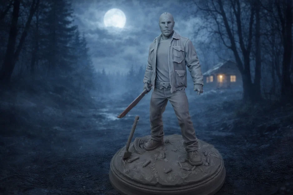 Mô hình Jason Voorhees 3D chi tiết từ Friday the 13th - Image 1