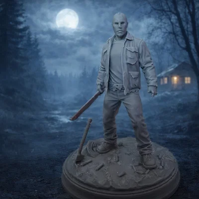 Mô hình Jason Voorhees 3D chi tiết từ Friday the 13th