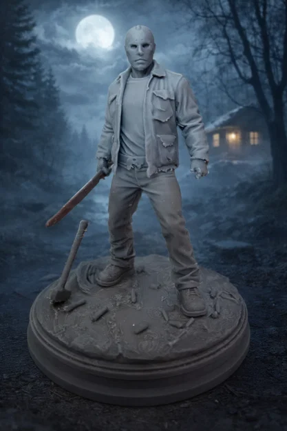 Mô hình Jason Voorhees 3D chi tiết từ Friday the 13th - Image 2
