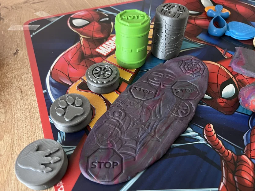 Bộ khuôn đóng dấu 3D cho đất nặn Play-doh sáng tạo cho bé - Image 3