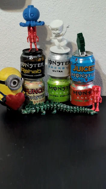 Mô hình 3D Blueberrini Octopusini Blup Blup độc đáo - Image 1