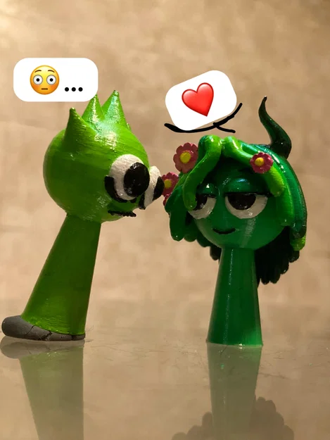 Mô hình Vineria (Sprunki) - Mẫu in 3D nhân vật dễ thương - Image 5