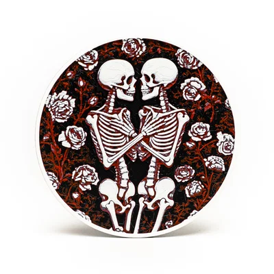 Bộ Lót Ly Skeleton Romance (Skeleton Romance Coasters)