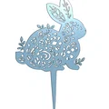 Que cắm bánh Phục Sinh filigree: Trứng & Thỏ (Intricate Easter Cake Toppers) - Thumbnail 3