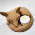 Mô hình 3D khay đựng nến chú cáo đang ngủ (Sleeping Fox Tea Light Holder) - Thumbnail 2