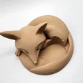 Mô hình 3D khay đựng nến chú cáo đang ngủ (Sleeping Fox Tea Light Holder) - Thumbnail 5