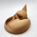 Mô hình 3D khay đựng nến chú cáo đang ngủ (Sleeping Fox Tea Light Holder) - Thumbnail 6