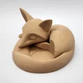 Mô hình 3D khay đựng nến chú cáo đang ngủ (Sleeping Fox Tea Light Holder) - Thumbnail 7