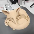 Mô hình 3D khay đựng nến chú cáo đang ngủ (Sleeping Fox Tea Light Holder) - Thumbnail 9
