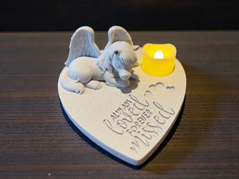 Tượng Ngựa Thiên Thần Tưởng Niệm – Always Loved, Forever Missed - Image 1