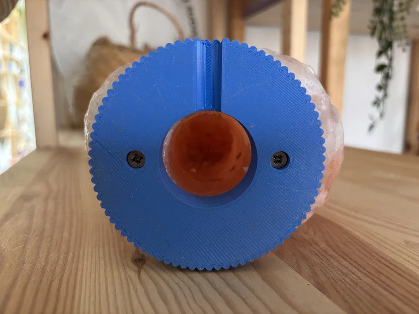 Chân đế đèn đá muối (Rock salt lamp pedestal) - Image 2