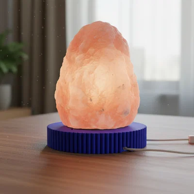 Chân đế đèn đá muối (Rock salt lamp pedestal)