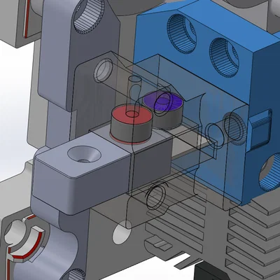 SOVOL SV08 HEAD Filament Cutting