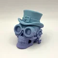 Steampunk Skull with Attitude – Đầu lâu steampunk ngầu để in 3D - Thumbnail 3
