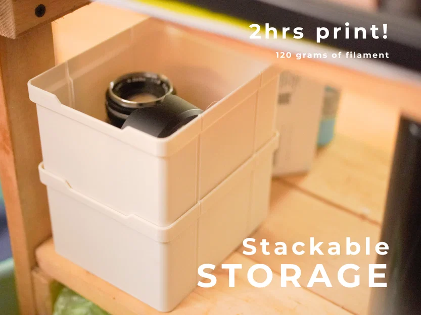 Stak! Hộp lưu trữ stackable đơn giản, cứng cáp - Image 1