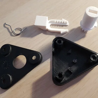 Ổ khóa cho cửa tủ công tơ GDF (Gaz) – in 3D
