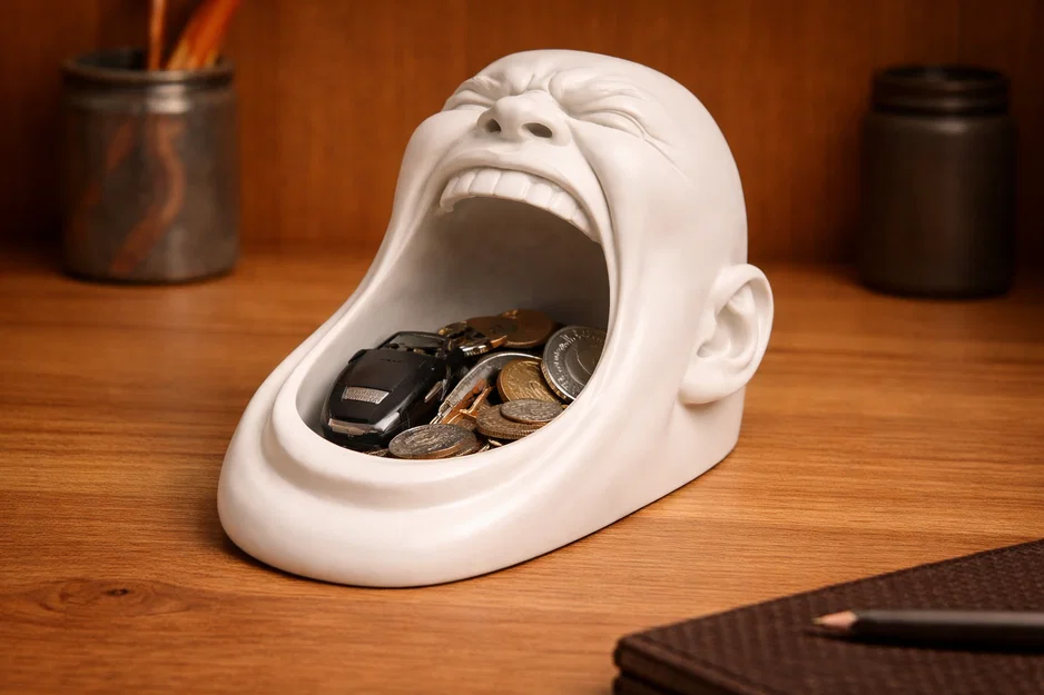 Bát Đựng Đồ Khuôn Mặt Gào Thét (Screaming Face Catchall Bowl) - Image 1