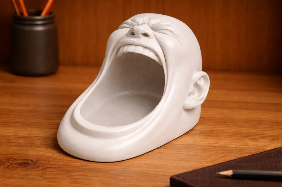 Bát Đựng Đồ Khuôn Mặt Gào Thét (Screaming Face Catchall Bowl) - Image 2