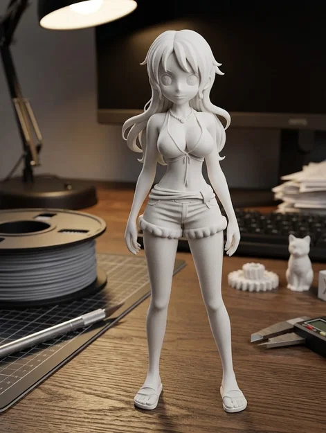 Mô hình Nami One Piece chất lượng cao để in 3D - Image 1