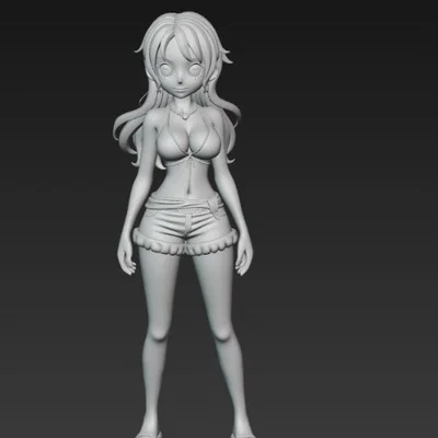 Mô hình Nami One Piece chất lượng cao để in 3D