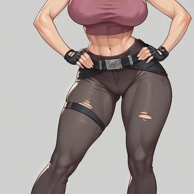 Mô hình nhân vật nữ phong cách Lara Croft (Lara Croft 5) - File In 3D