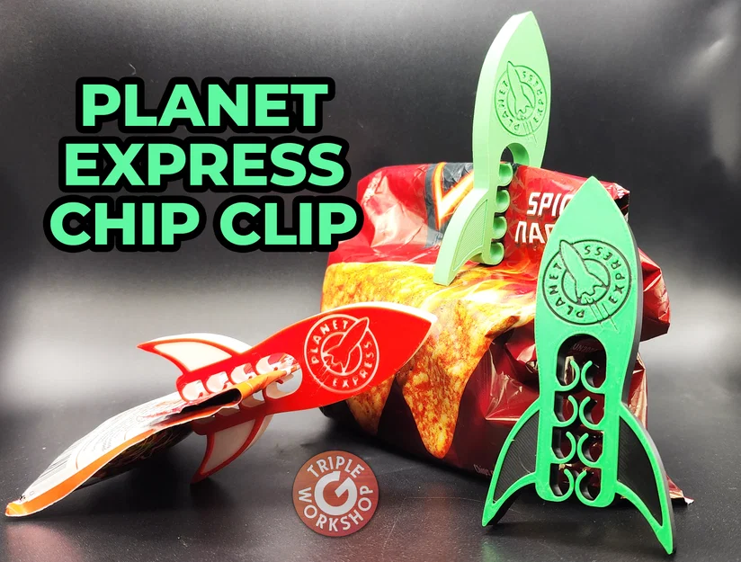 Kẹp miệng túi 3D Planet Express - Tiện ích và đậm chất viễn tưởng - Image 1