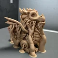 Mô hình chú rồng nhỏ dễ thương phong cách chạm khắc gỗ ấn tượng - Thumbnail 9