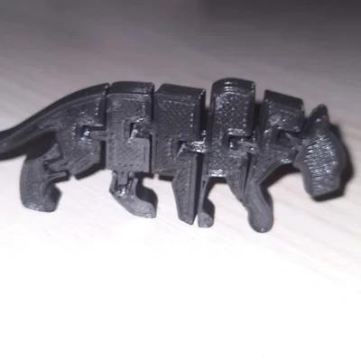 Mô hình báo đen Flexi Panther in 3D linh hoạt giải tỏa căng thẳng